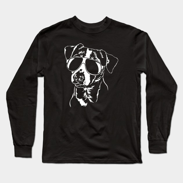 Jack Russell Terrier sunglasses cool dog Long Sleeve T-Shirt by wilsigns